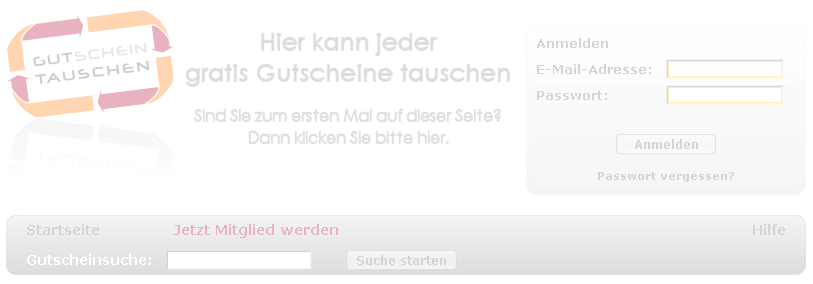 Hier kann jeder Gutscheine gratis tauschen